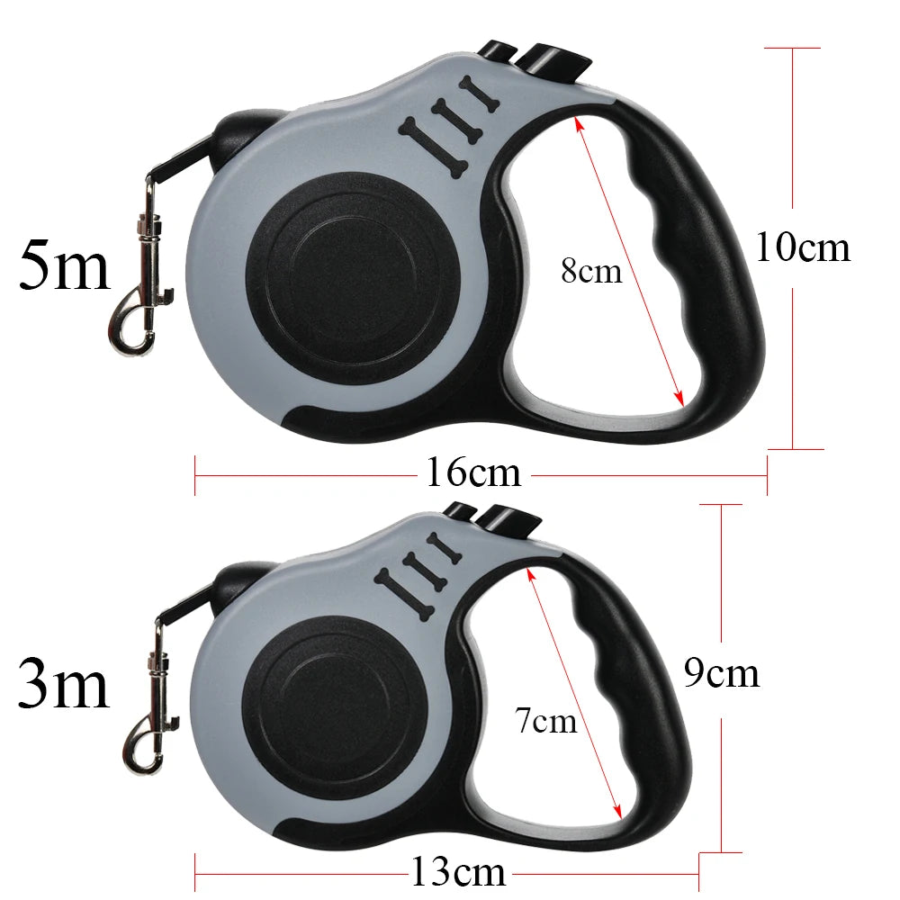 3m 5m Dog Leash Strong Nylon Puppy Lead For Small Medium Large Dogs