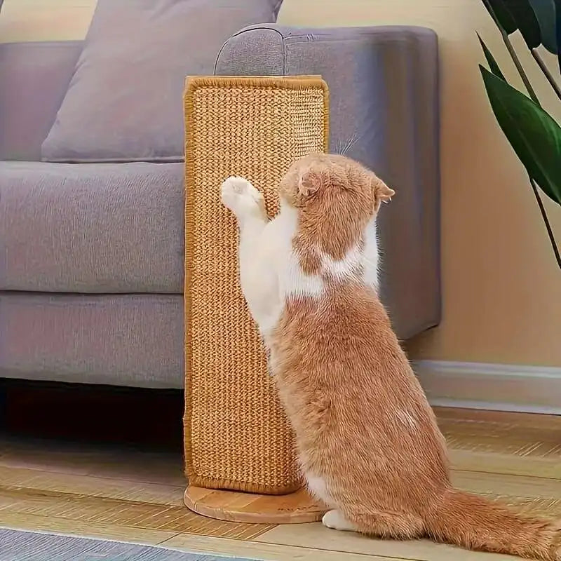 1pc Durable Hemp Rope Cat and Rabbit Scratching Board - No Mess Sofa