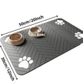 Pet Feeding Mat-Absorbent Pet Placemat Rubber Backing Quick Dry Water
